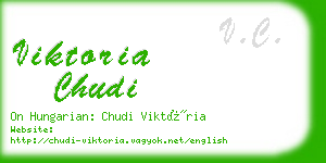 viktoria chudi business card